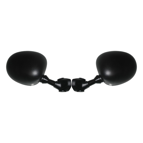 Hi Level Mirrors fairing black round left & right